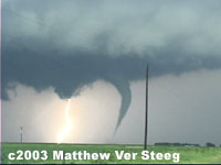 tornado and lightning