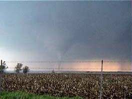 tornado touching down in iowa