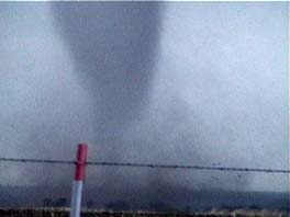 tornado destroying farmstead